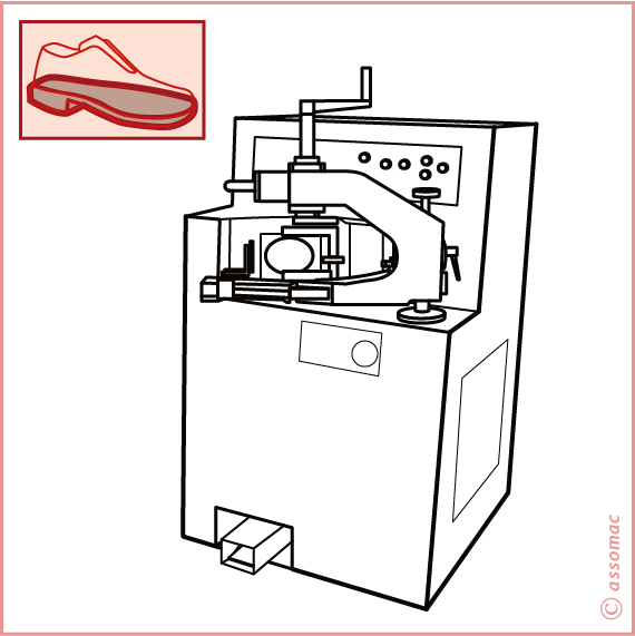 B06.14 - Máy xử lý đế giày (công đoạn thông thường)